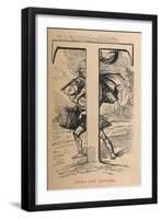 'Aeneas and Anchises', 1852-John Leech-Framed Premium Giclee Print