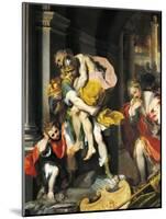 Aeneas and Anchises, Detail from Aeneas Escaping from Troy, 1598-Federico Barocci-Mounted Giclee Print