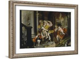 Aeneas and Anchises Escaping from Troy, c.1587-Federico Barocci-Framed Giclee Print