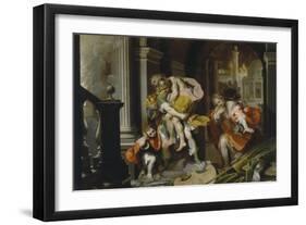 Aeneas and Anchises Escaping from Troy, c.1587-Federico Barocci-Framed Giclee Print