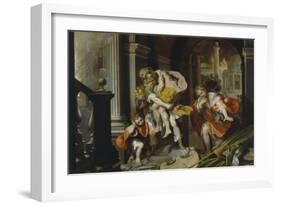 Aeneas and Anchises Escaping from Troy, c.1587-Federico Barocci-Framed Giclee Print