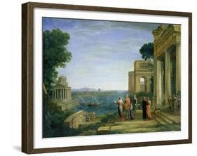 Aeneas and Dido in Carthage, 1675-Claude Lorraine-Framed Giclee Print