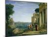 Aeneas and Dido in Carthage, 1675-Claude Lorraine-Mounted Giclee Print