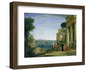 Aeneas and Dido in Carthage, 1675-Claude Lorraine-Framed Giclee Print