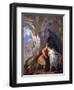 Aeneas and Dido in the Cave (With Eros on Right)-Sebastiano Santi-Framed Art Print