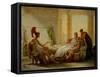 Aeneas And Dido "Sketch"-Pierre-narcisse Guerin-Framed Stretched Canvas