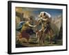 Aeneas and His Family Fleeing Troy-Pompeo Batoni-Framed Art Print