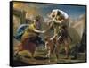 Aeneas and His Family Fleeing Troy-Pompeo Batoni-Framed Stretched Canvas