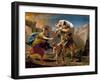 Aeneas and his family running away from the city of Troy-Pompeo Girolamo Batoni-Framed Giclee Print