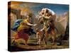 Aeneas and his family running away from the city of Troy-Pompeo Girolamo Batoni-Stretched Canvas