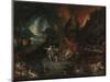 Aeneas and the Sibyl in the Underworld, 1630s-Jan the Younger Brueghel-Mounted Giclee Print