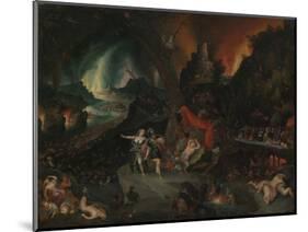 Aeneas and the Sibyl in the Underworld, 1630s-Jan the Younger Brueghel-Mounted Giclee Print