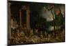 Aeneas and the Sibyl in the Underworld, C.1604 (Oil on Copper)-Jan the Elder Brueghel-Mounted Giclee Print