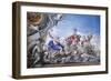 Aeneas Arrives at Mouth of Tiber, Detail from Stories of Aeneas-Pietro da Cortona-Framed Giclee Print