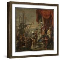 Aeneas at the Court of Latinus, C.1661-C.1664-Ferdinand Bol-Framed Giclee Print