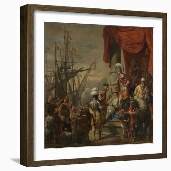 Aeneas at the Court of Latinus, C.1661-C.1664-Ferdinand Bol-Framed Giclee Print