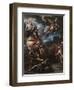 Aeneas Defeats Turnus, 1688-Luca Giordano-Framed Giclee Print