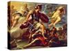Aeneas Defeats Turnus-Luca Giordano-Stretched Canvas