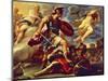Aeneas Defeats Turnus-Luca Giordano-Mounted Giclee Print