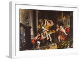 Aeneas' Flight from Troy, 1598 (Oil on Canvas)-Federico Fiori Barocci or Baroccio-Framed Giclee Print