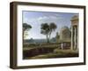 Aeneas in Delos-Claude Lorraine-Framed Giclee Print