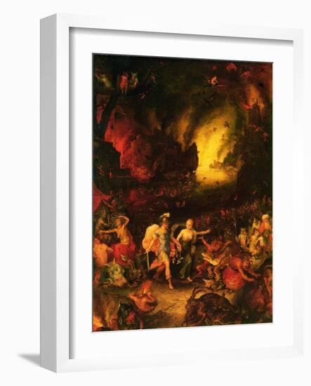 Aeneas in Hades-Jan Brueghel the Elder-Framed Giclee Print