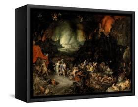 Aeneas in the Underworld-Jan Brueghel the Elder-Framed Stretched Canvas