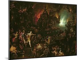 Aeneas in the Underworld-Jan Brueghel the Elder-Mounted Giclee Print