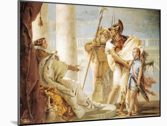 Aeneas Introducing Cupid Dressed as Ascanius to Dido-null-Mounted Giclee Print