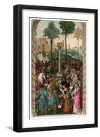Aeneas Piccolomini Introduces Eleonora of Portugal to Frederick III, 1502-1508-Franz Kellerhoven-Framed Giclee Print