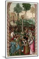 Aeneas Piccolomini Introduces Eleonora of Portugal to Frederick III, 1502-1508-Franz Kellerhoven-Mounted Giclee Print