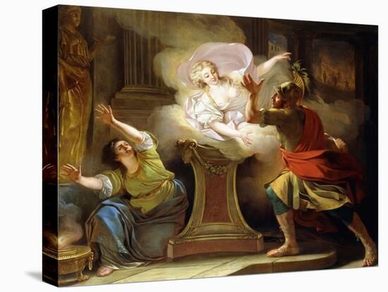 Aeneas Pursuing Helen in the Temple of Vesta-Pierre Lacour-Stretched Canvas