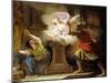 Aeneas Pursuing Helen in the Temple of Vesta-Pierre Lacour-Mounted Giclee Print