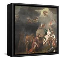 Aeneas Receiving a New Set of Armour from Venus-Ferdinand Bol-Framed Stretched Canvas