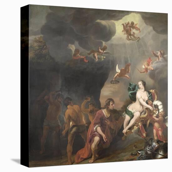 Aeneas Receiving a New Set of Armour from Venus-Ferdinand Bol-Stretched Canvas