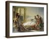 Aeneas Reports Dido from the Battle of Troy, 1815-Pierre Subleyras-Framed Giclee Print