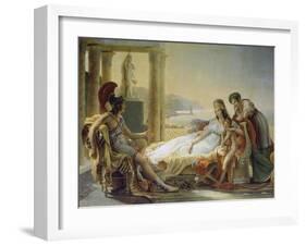 Aeneas Reports Dido from the Battle of Troy, 1815-Pierre Subleyras-Framed Giclee Print