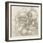 Aeneas Slaying Mezentius, 1873-Edward Burne-Jones-Framed Giclee Print