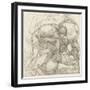 Aeneas Slaying Mezentius, 1873-Edward Burne-Jones-Framed Giclee Print