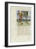 Aeneas Stands Beside the Spoils of King Mezentius, 1874-C.1919 (W/C on Vellum)-null-Framed Giclee Print