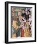 Aeneas Sylvius Piccolomini (1405-64) Presents Eleonora of Aragon to Frederick III (1415-93),…-Bernardino di Betto Pinturicchio-Framed Giclee Print