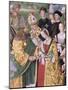 Aeneas Sylvius Piccolomini (1405-64) Presents Eleonora of Aragon to Frederick III (1415-93),…-Bernardino di Betto Pinturicchio-Mounted Giclee Print