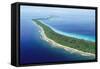 Aerial Ant Atoll Southwest of Pohnpei, Micronesia-null-Framed Stretched Canvas