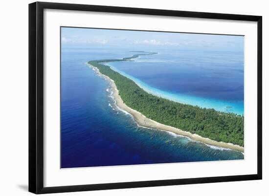 Aerial Ant Atoll Southwest of Pohnpei, Micronesia-null-Framed Photographic Print