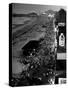 Aerial at Dusk of Beach, Boardwalk and Pier of Resort and Convention City-Alfred Eisenstaedt-Stretched Canvas