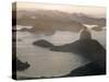 Aerial at Dusk of Sugar Loaf Mountain and Rio de Janeiro-Dmitri Kessel-Stretched Canvas