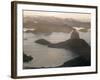 Aerial at Dusk of Sugar Loaf Mountain and Rio de Janeiro-Dmitri Kessel-Framed Photographic Print