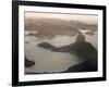 Aerial at Dusk of Sugar Loaf Mountain and Rio de Janeiro-Dmitri Kessel-Framed Photographic Print