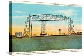 Aerial Bridge, Duluth Harbor, Michigan-null-Stretched Canvas