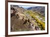 Aerial by drone of Gohargeen fort, Yakawlang province, Bamyan, Afghanistan-Michael Runkel-Framed Photographic Print